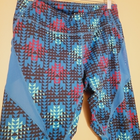 Zella | Women's Geometric Print Full Length Leggings (Size Large) - Picture 3 of 12